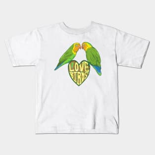 Love Birds Kids T-Shirt